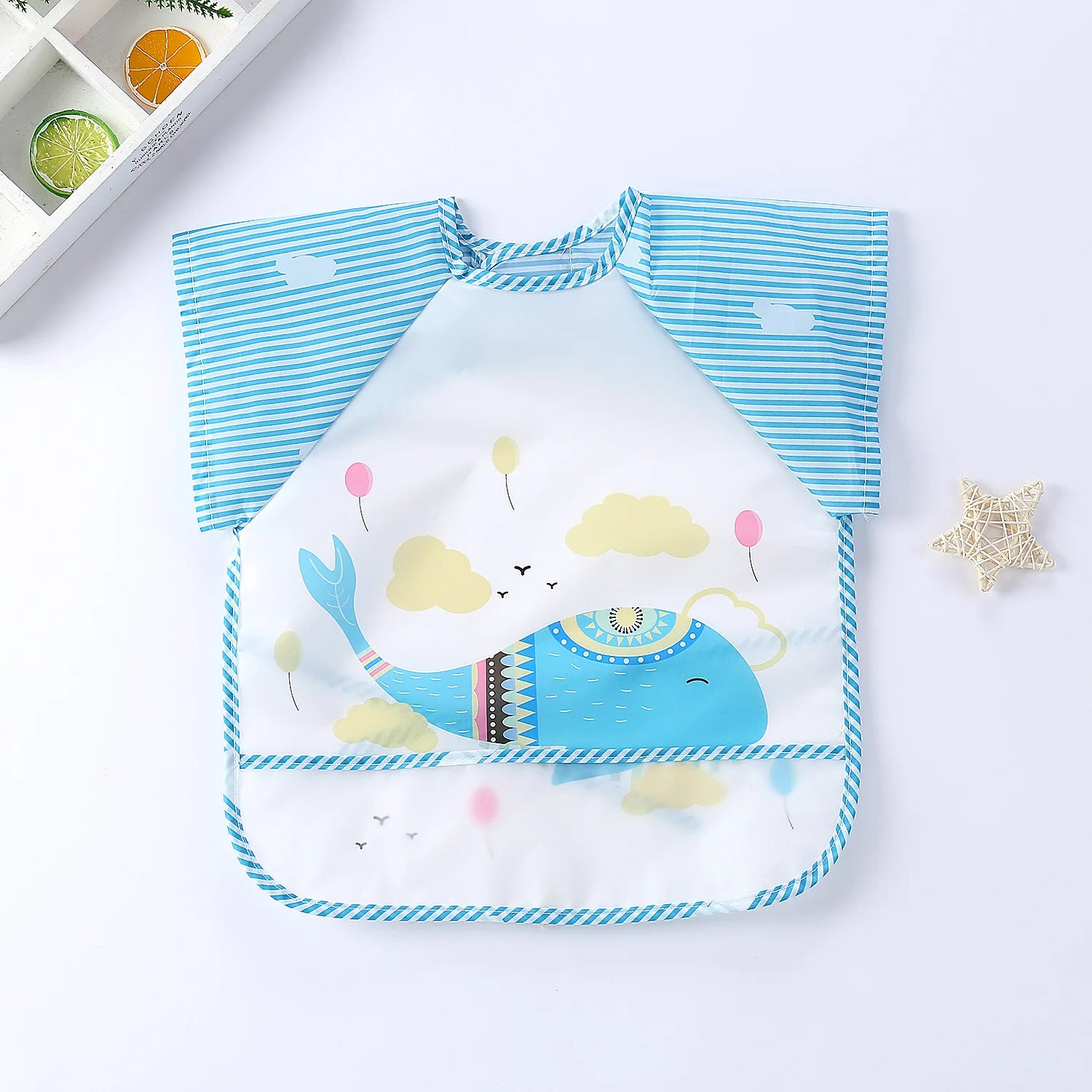 Kids Long Sleeve Feeding Bib