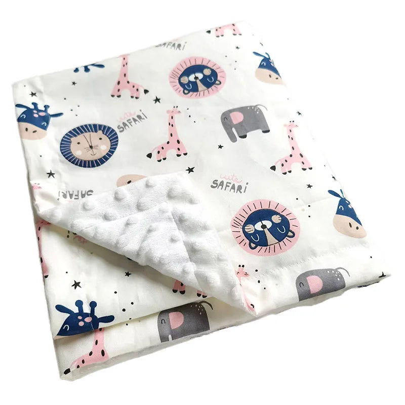 Double Layer Baby Blanket – Soft, Warm & Lightweight