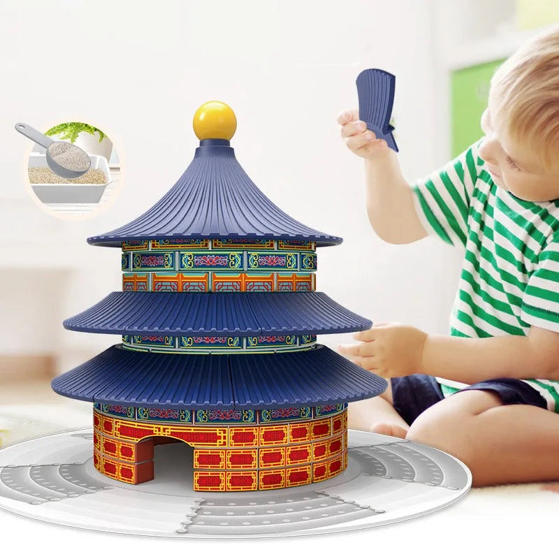 Brick Dollhouse Casa Miniature With LED Kit Mini Villa Building Model Doll Houses Assemble Toy for Children Gifts