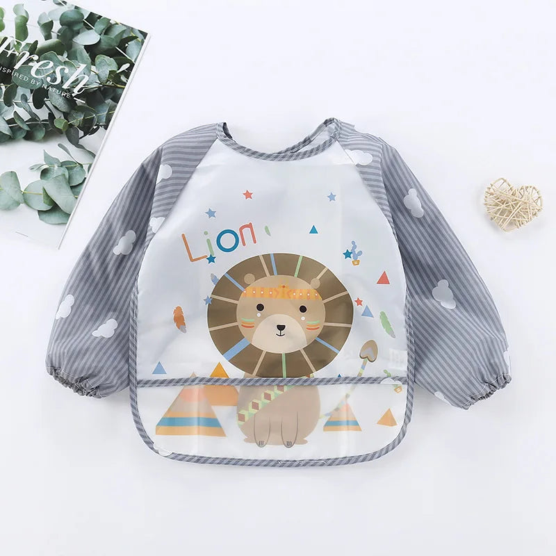Kids Long Sleeve Feeding Bib