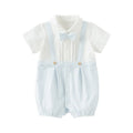 Dave Bella Short Sleeve Cotton Baby Jumpsuit