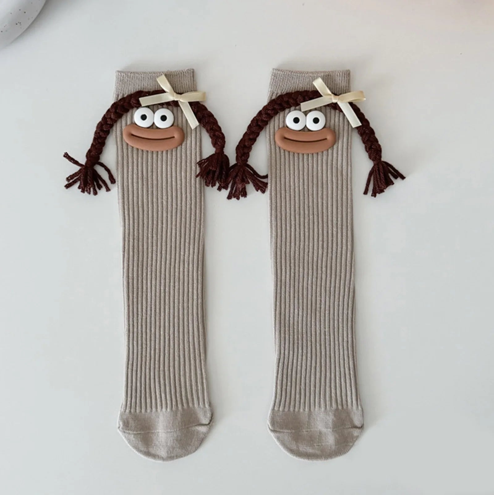 Funny Colorful Cartoon Knee-High Socks