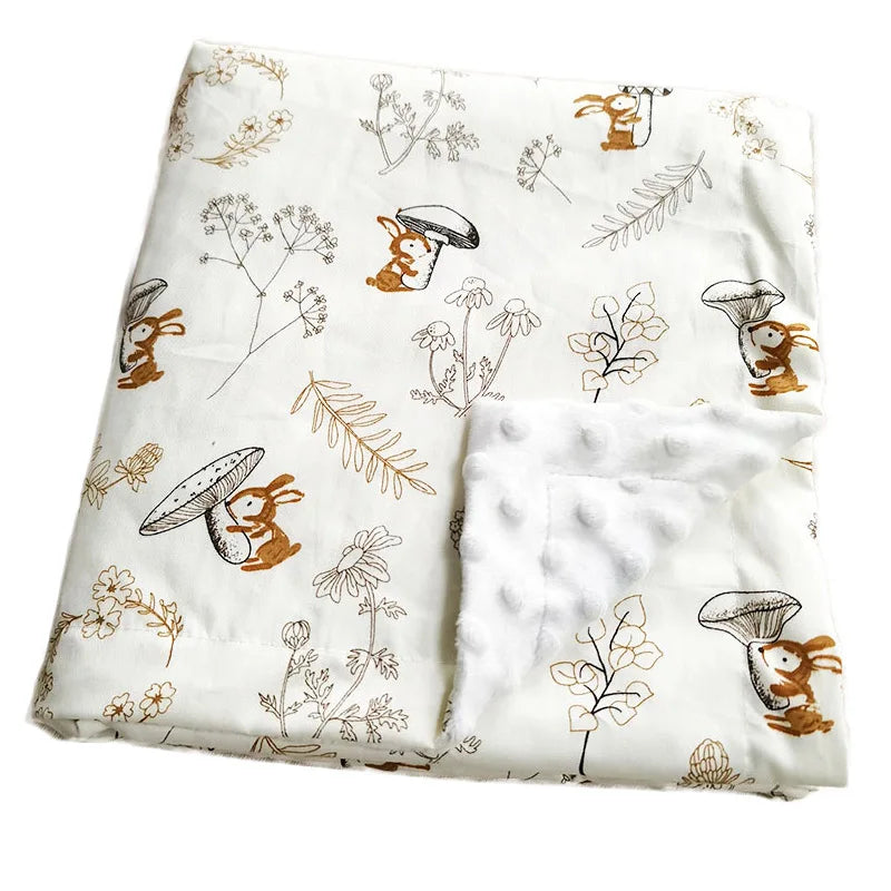 Double Layer Baby Blanket – Soft, Warm & Lightweight