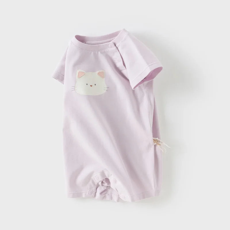 Dave Bella Brand Baby Short Sleeve Jumpsuit Romper Newborn Casual Cotton Comfortable