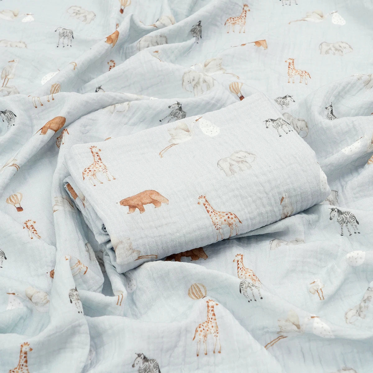 Soft Cotton Baby Swaddle Blanket Size 80x80cm