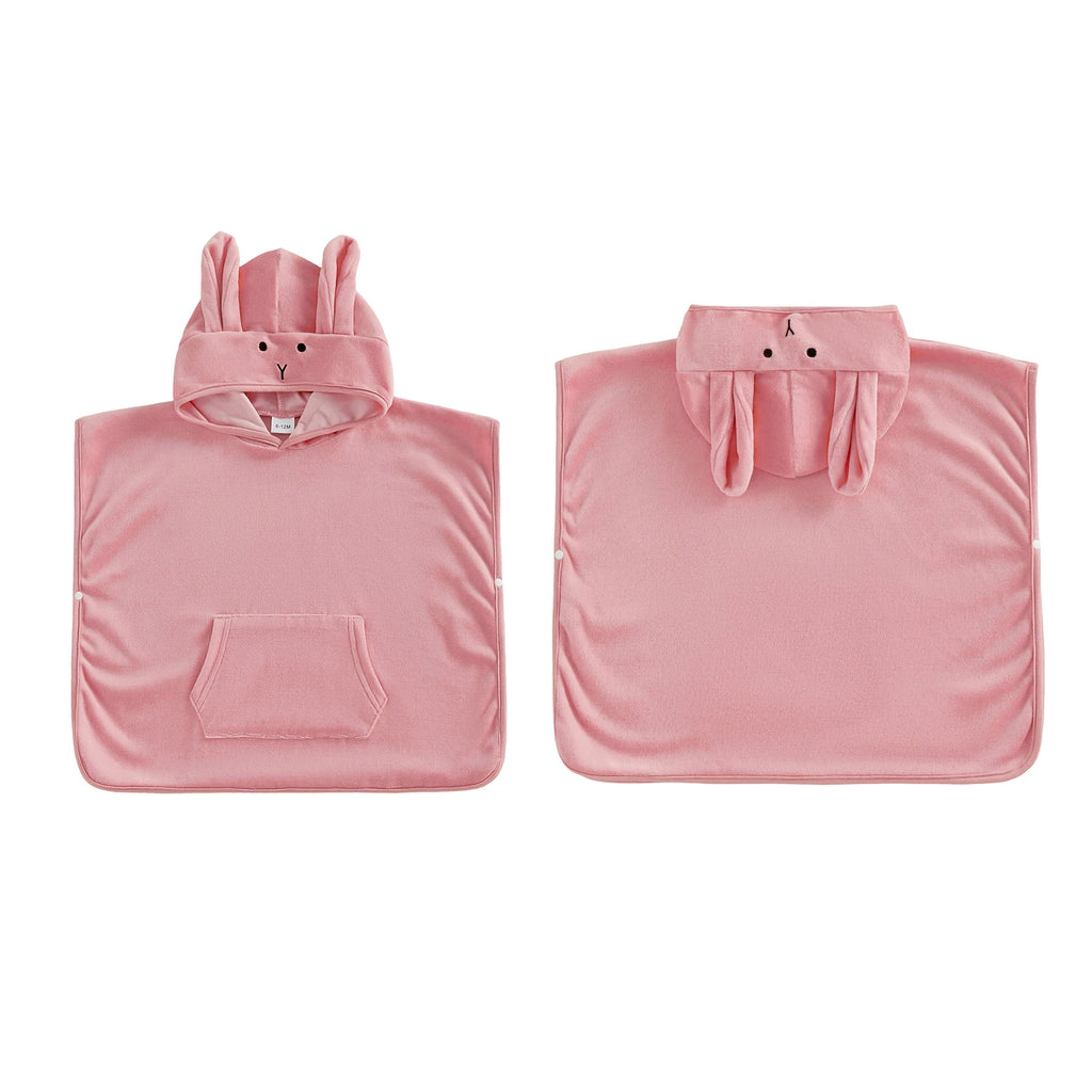 Toddler Hooded Beach Towel Cute Bunny Ears