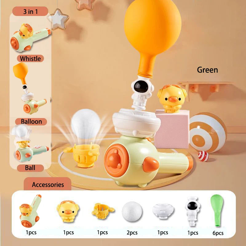 Montessori Whistle Ball Blowing Sensory Toy