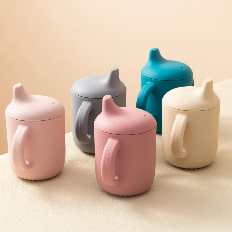 Soft Silicone Drinking Training Cup for Babies & Toddlers