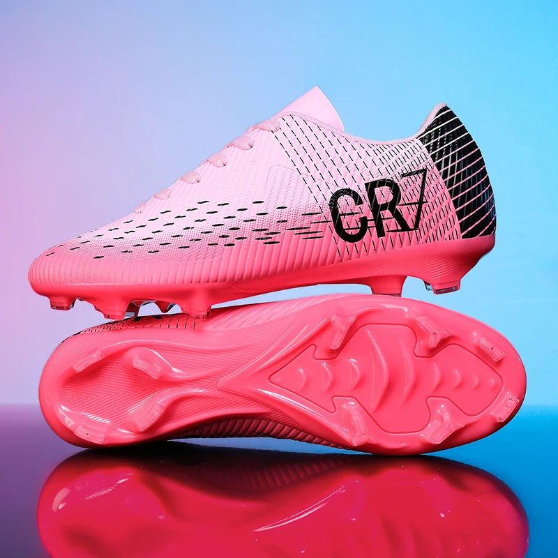 New Men Professional Football Boots Ultralight Training Unisex Breathable Soccer Shoes