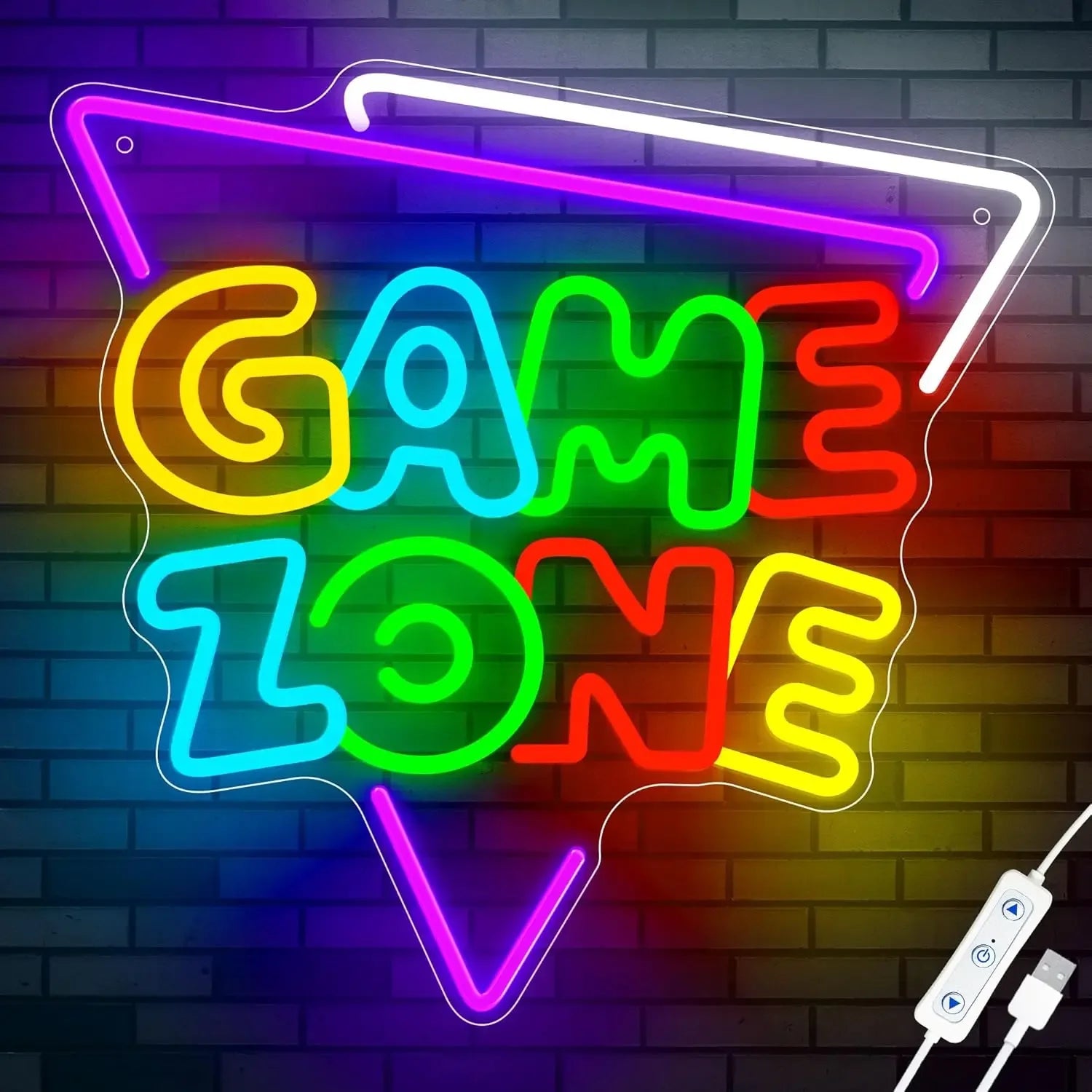 Game Zone Neon Decoration  LED well Light