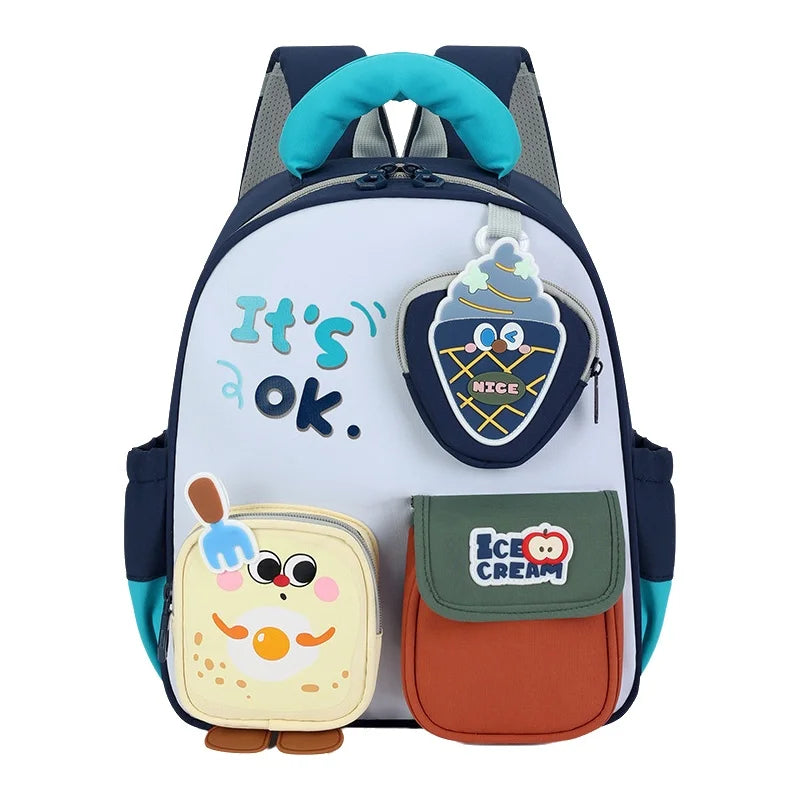 Cute Ice Cream Kids Backpack