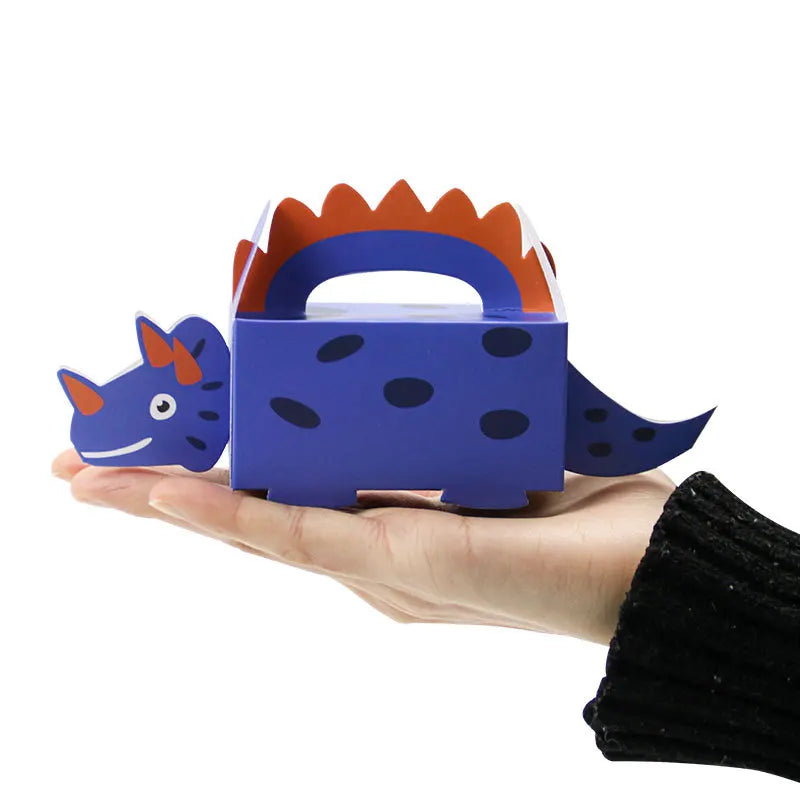 Dinosaur Party Treat Boxes – Cartoon Animal Gift Packaging (50PCS)