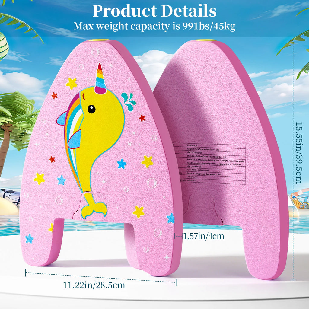 Cute Kids Swim Kickboard with Water Sprayer