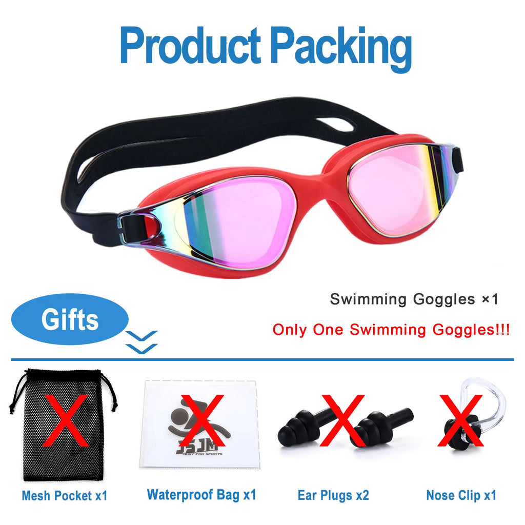 Unisex Swimming Goggles – Anti-Fog Swim Glasses