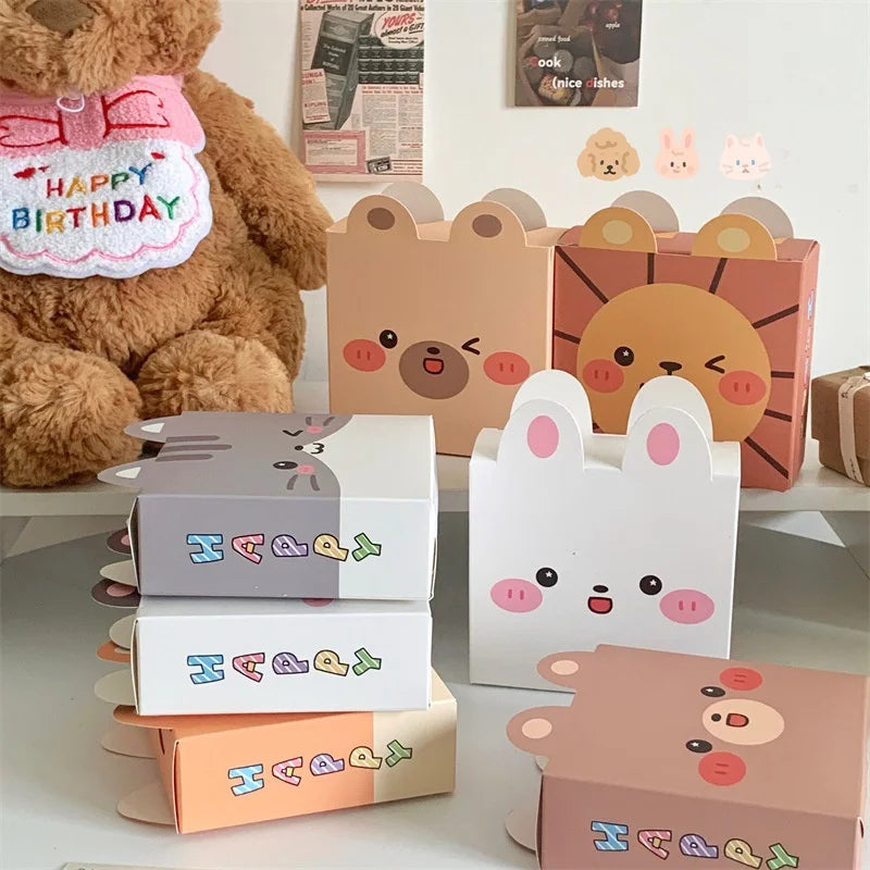 Cartoon Animal Snack & Candy Boxes – 20PCS