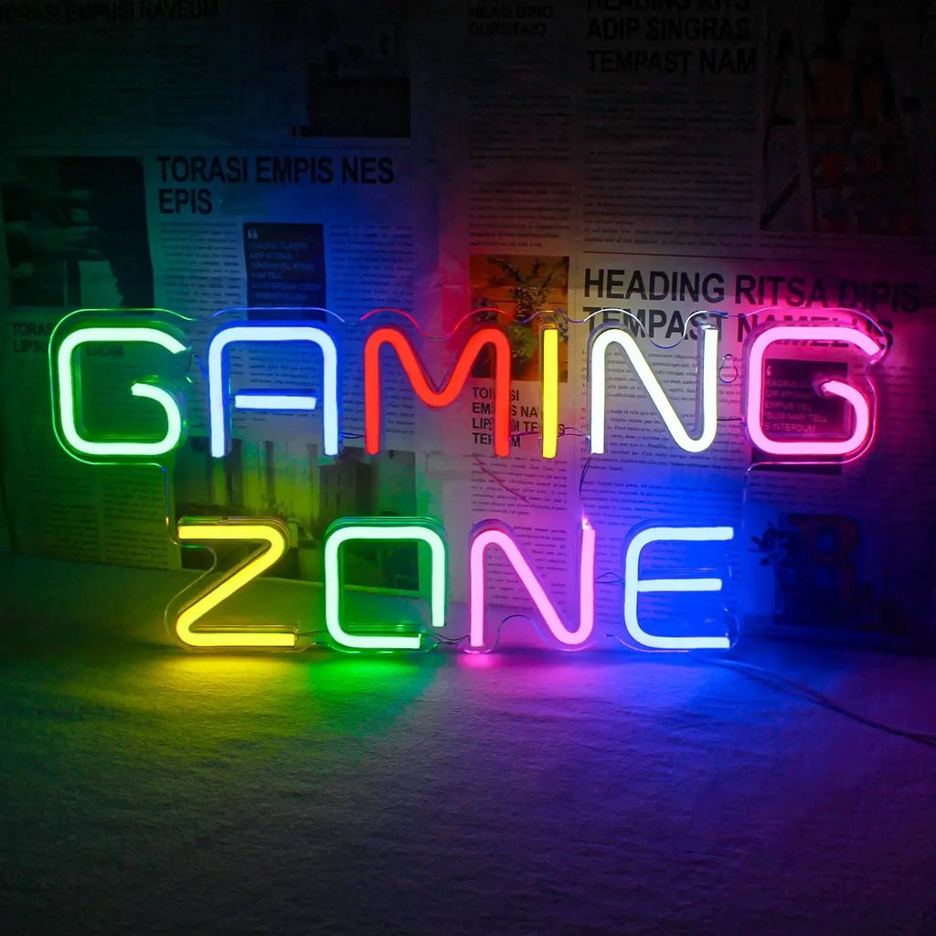 Game Zone Neon Decoration  LED well Light