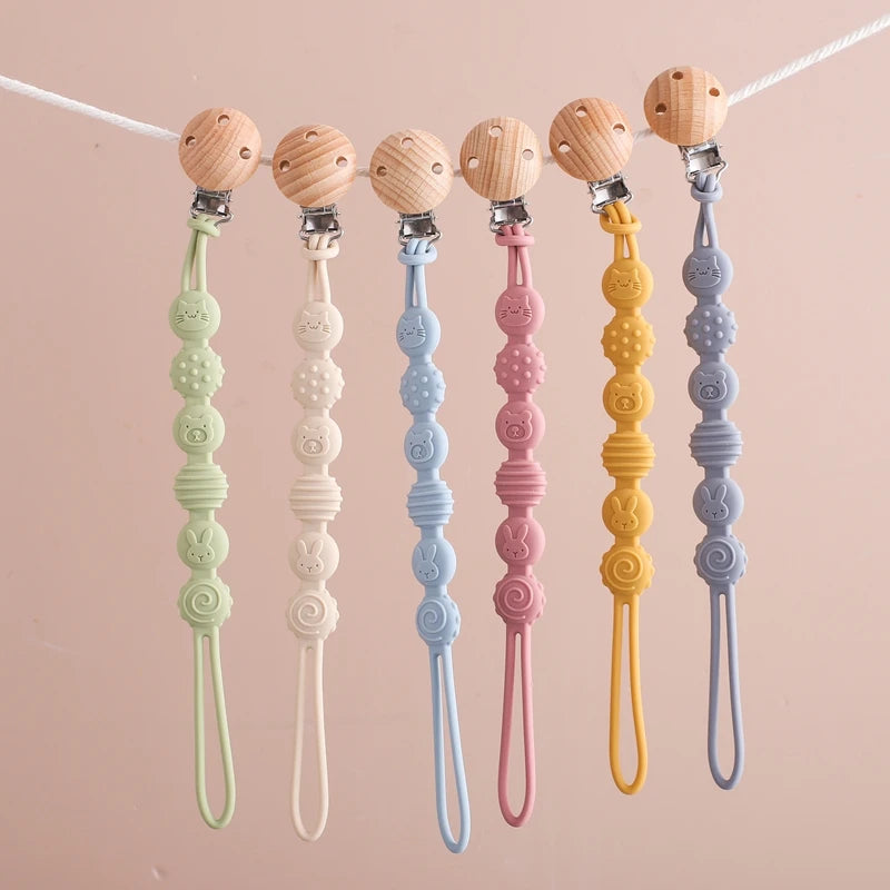 Baby Silicone Pacifier Clip
