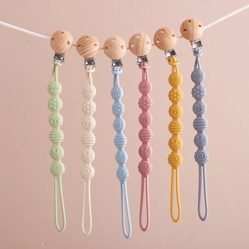 Baby Silicone Pacifier Clip
