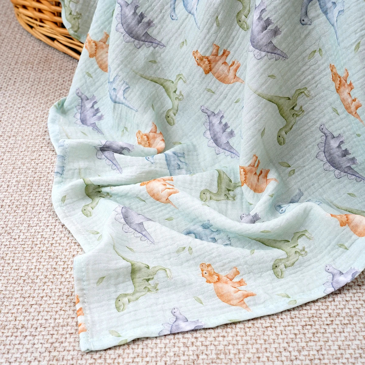 Soft Cotton Baby Swaddle Blanket Size 80x80cm
