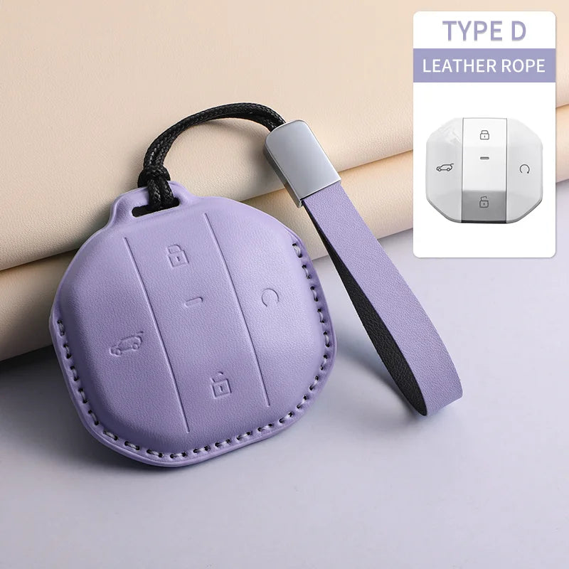 For Jetour Freedom T1 Jetour Smart Remote Key Cover Case Leather