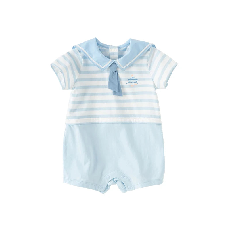 Dave Bella Brand Navy Style Baby Boys Romper