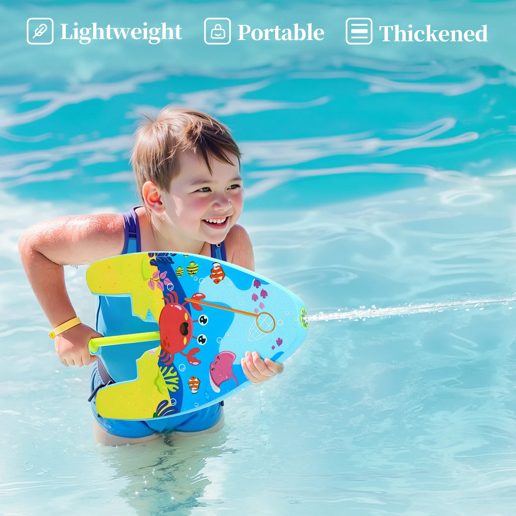 Cute Kids Swim Kickboard with Water Sprayer