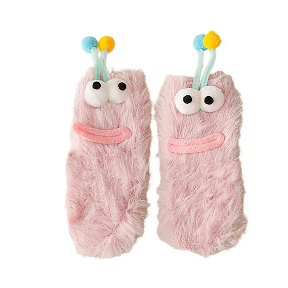 Kids Winter Cartoon Animal Socks – Warm & Thick