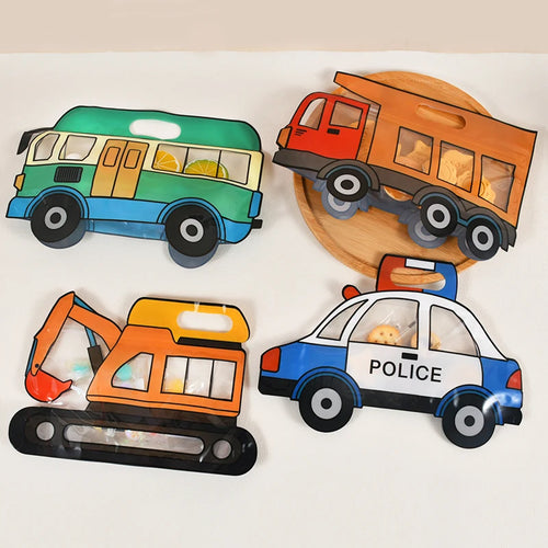 10pcs construction truck candy bags – fun snack bags for kids’ birthday party favors.