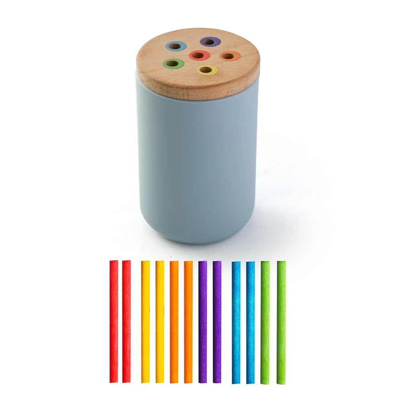 Rainbow Shape Matching Toy for Kids Learning