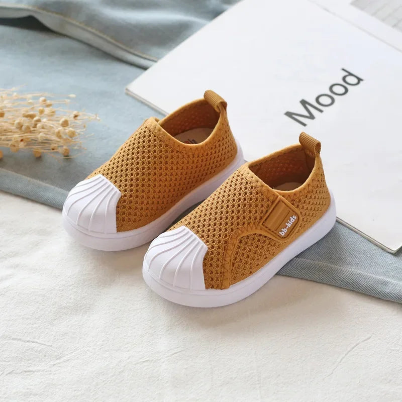 Trendy Kids Sneakers – Soft Knit School Shoes 21-30