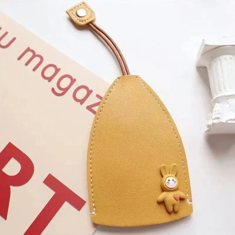 Korea Pull Type Key Case  Leather Key Wallets Unisex Car Housekeepers Case