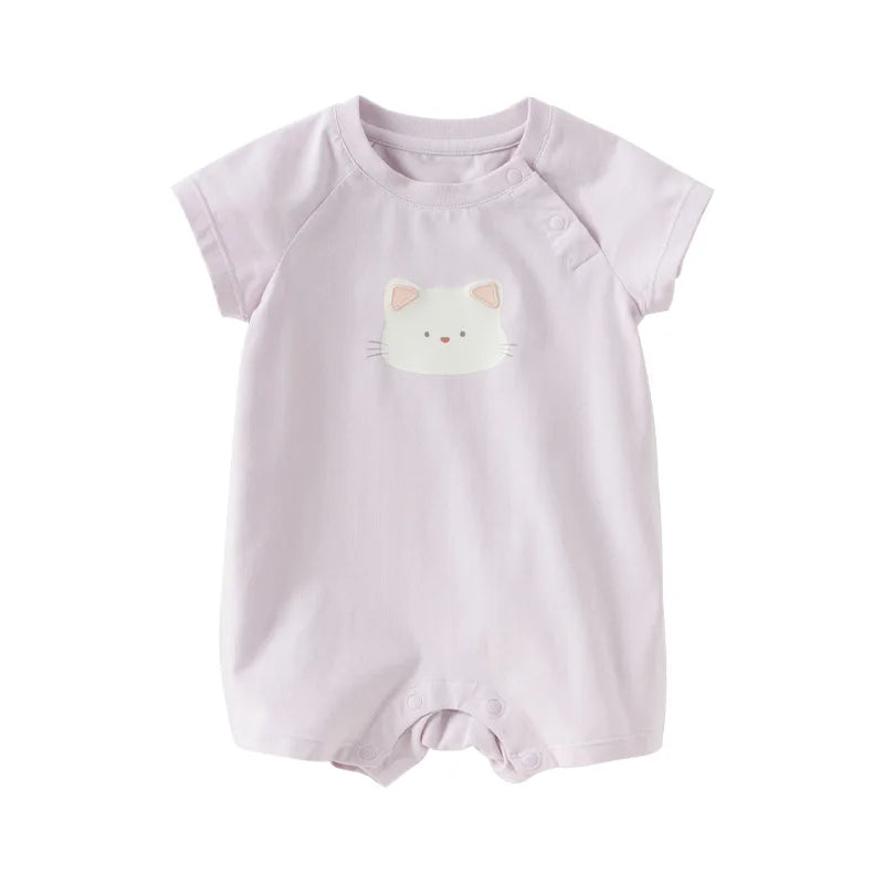 Dave Bella Brand Baby Short Sleeve Jumpsuit Romper Newborn Casual Cotton Comfortable