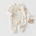 Unisex Baby Cotton Jumpsuit – Spring & Autumn (Newborn)