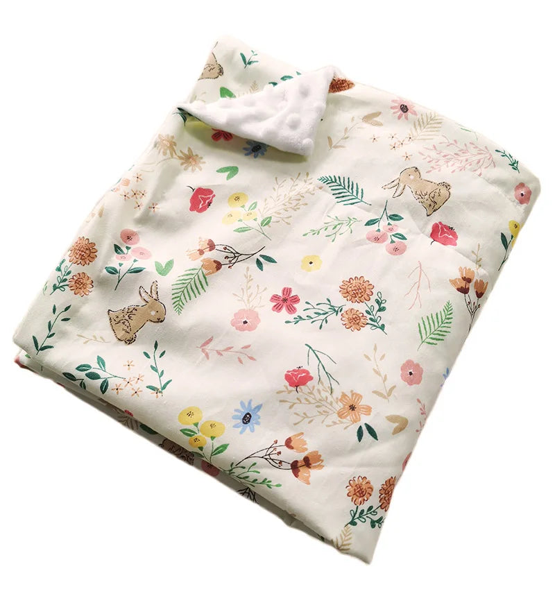 Double Layer Baby Blanket – Soft, Warm & Lightweight