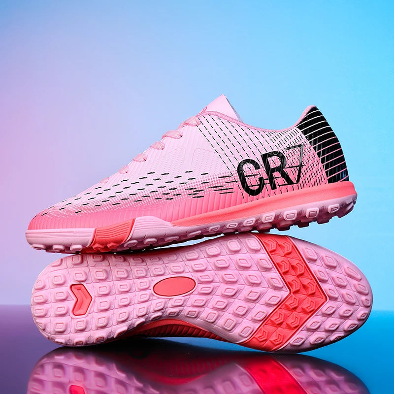 New Men Professional Football Boots Ultralight Training Unisex Breathable Soccer Shoes