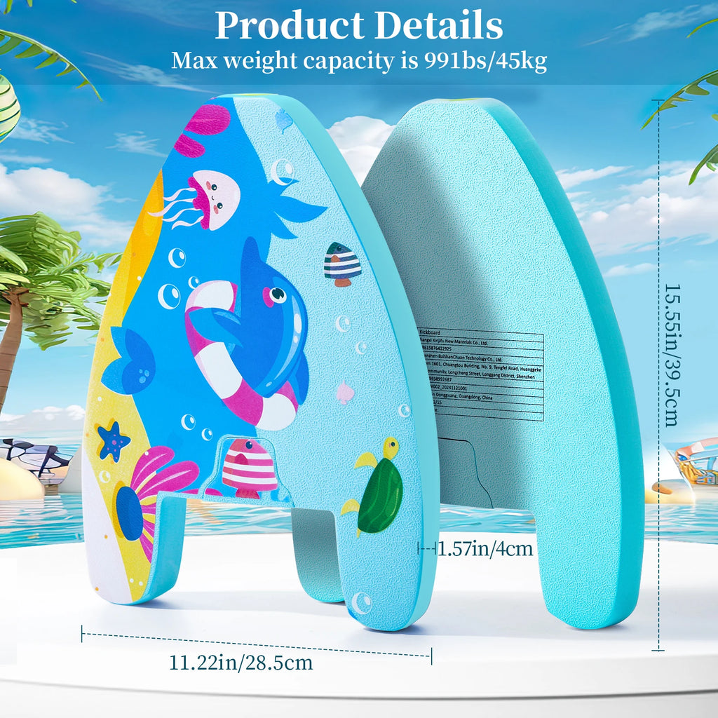 Cute Kids Swim Kickboard with Water Sprayer