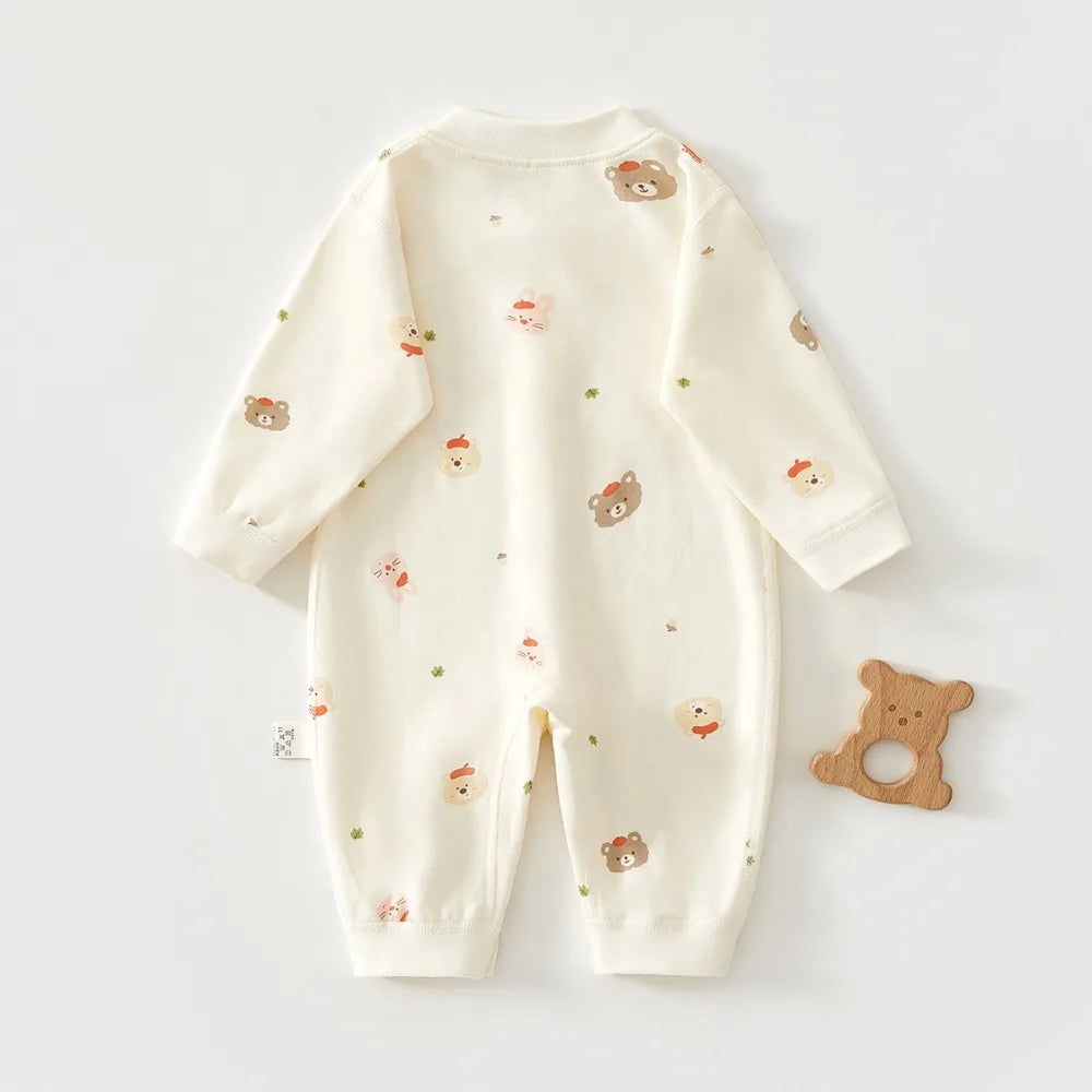 Soft Cotton Baby Climbing Romper – 0-18M