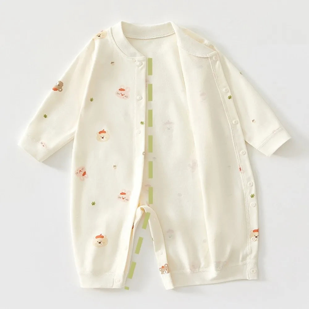Soft Cotton Baby Climbing Romper – 0-18M