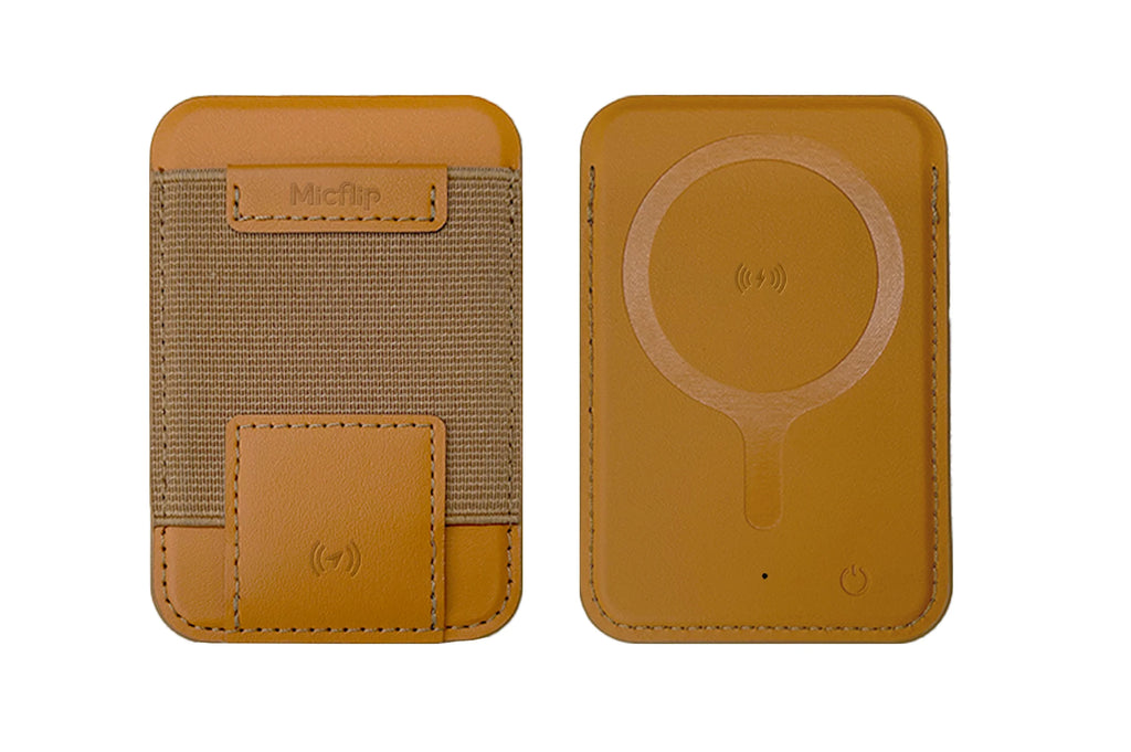 Trackable Magnetic Card Holder Leather Tracker Smart MagSafe Wallet Work with Find My Built in For iPhone 16/15/14 Series