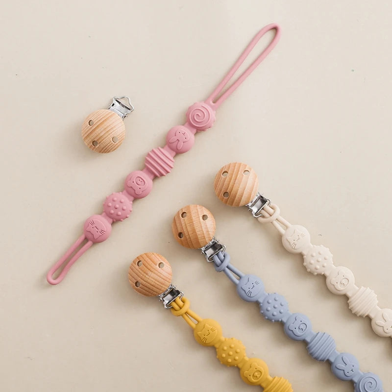 Baby Silicone Pacifier Clip