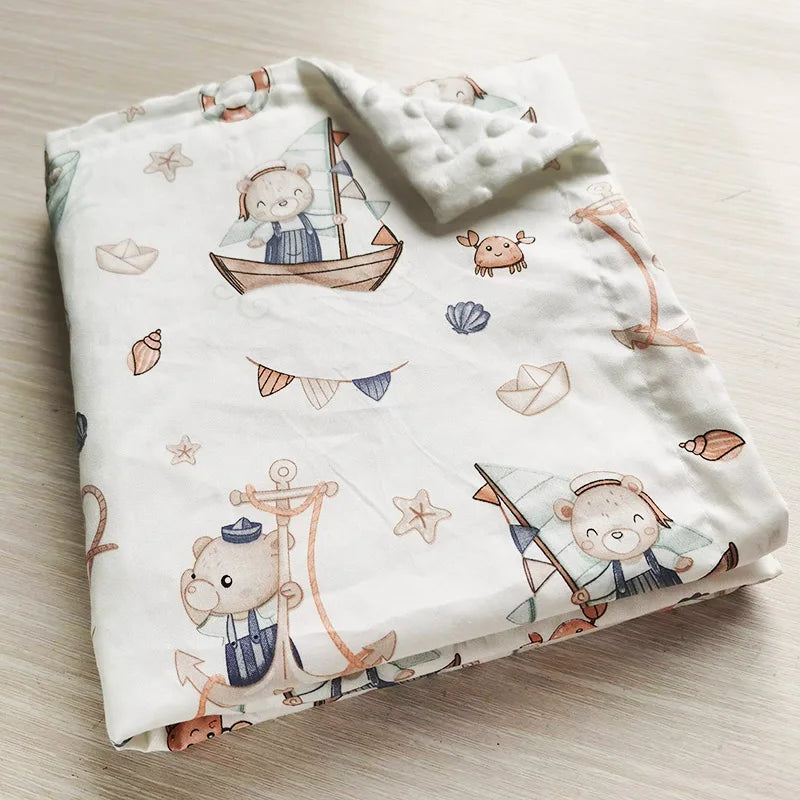 Double Layer Baby Blanket – Soft, Warm & Lightweight