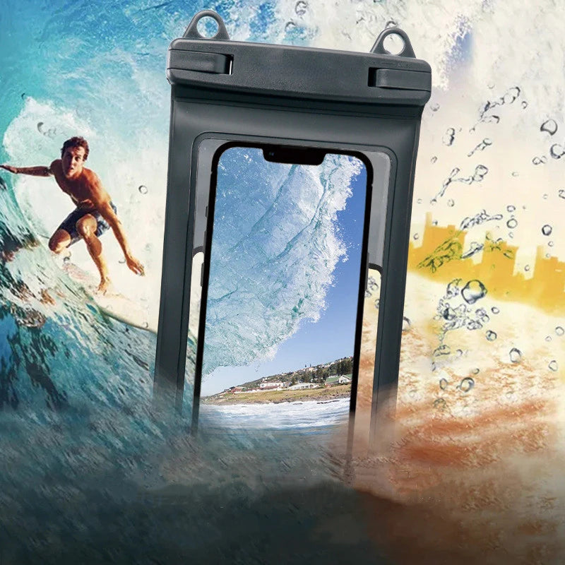 Waterproof Phone Case – Swimming & Diving Dry Bag 
 7.4 inch