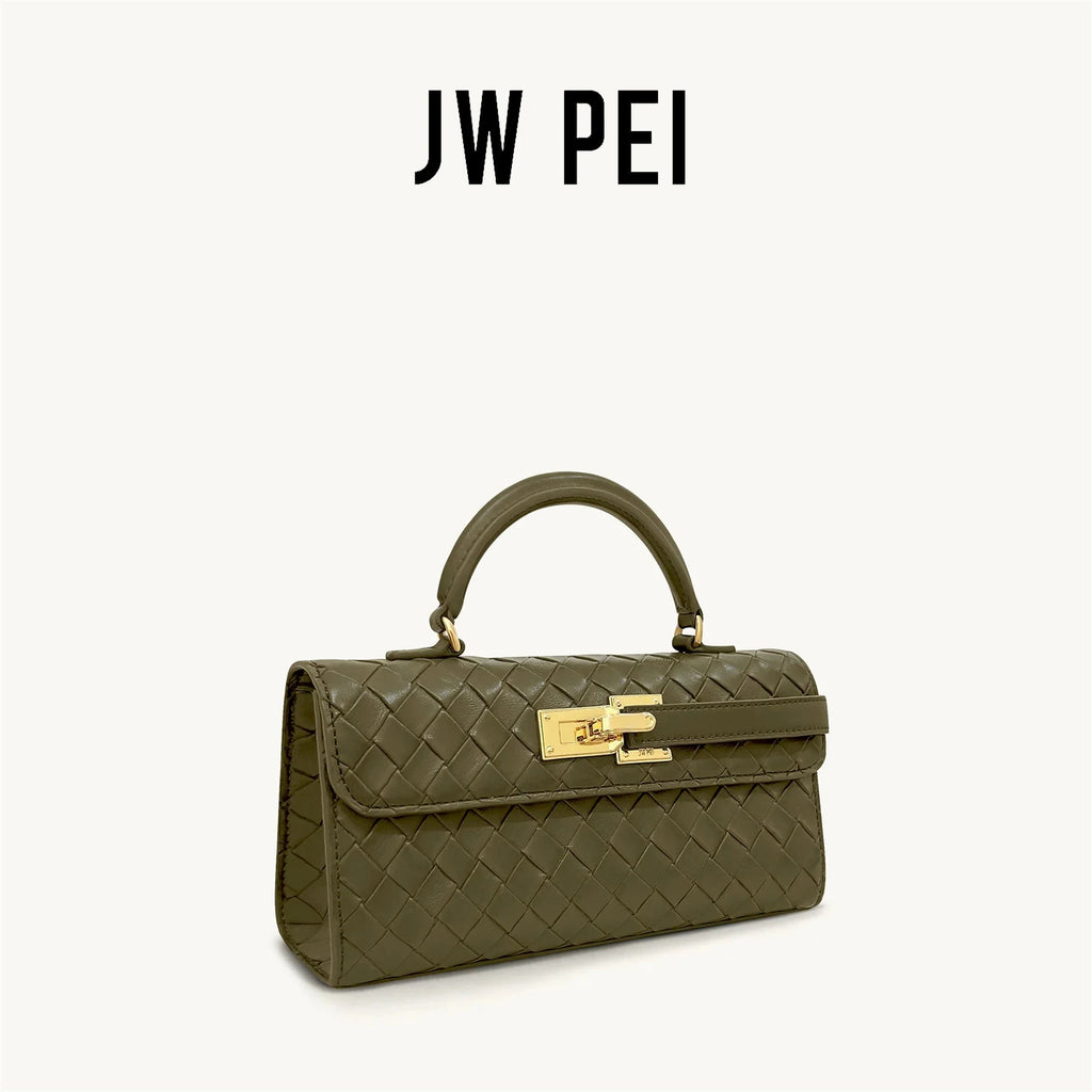 JW PEI Keyla Woven Texture Vegan Leather Crossbody Bag