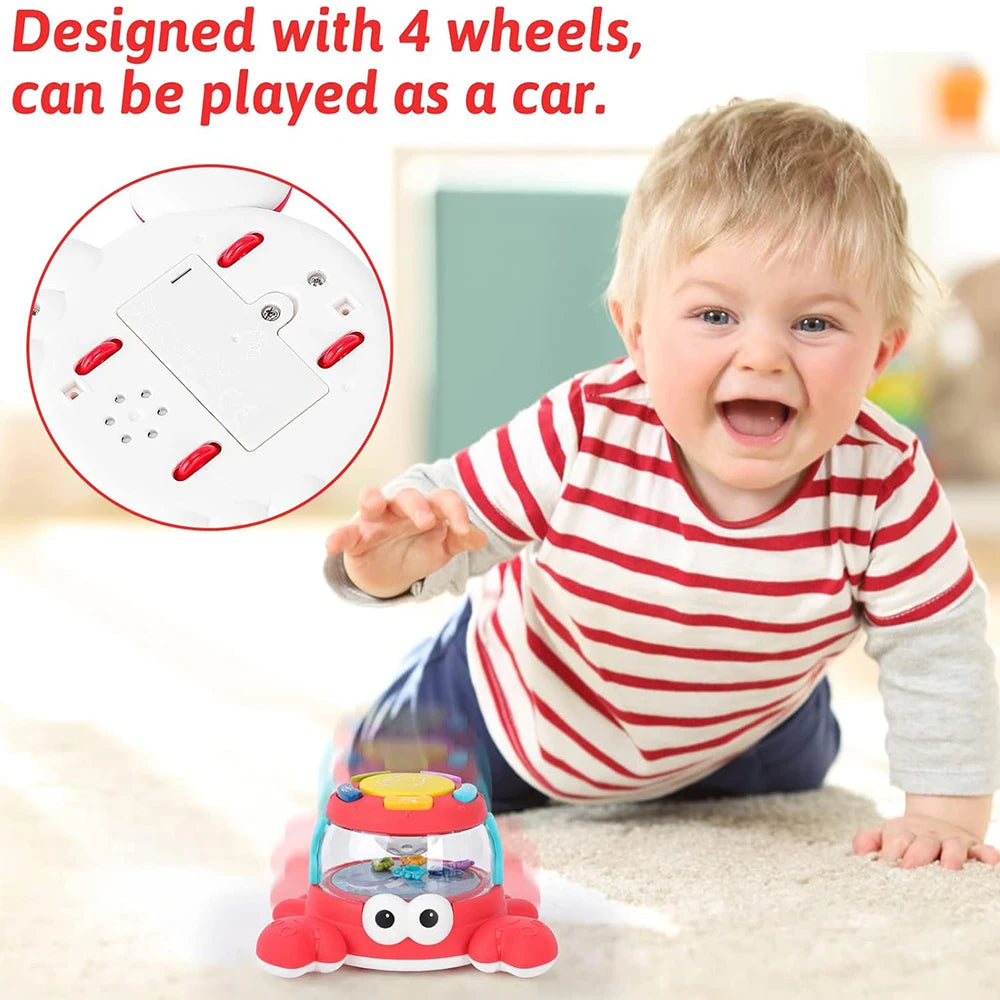 Kids Musical Turtle & Crab Drum Toy – Early Learning Gift