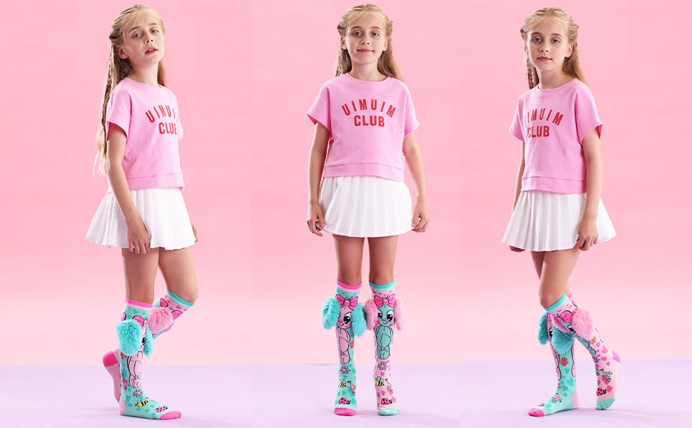 Crazy Kids Knee-High Socks – Cute & Fun