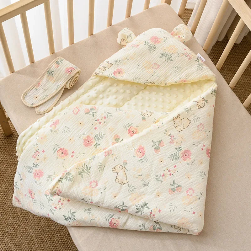 Floral Baby Blanket – Soft & Cozy