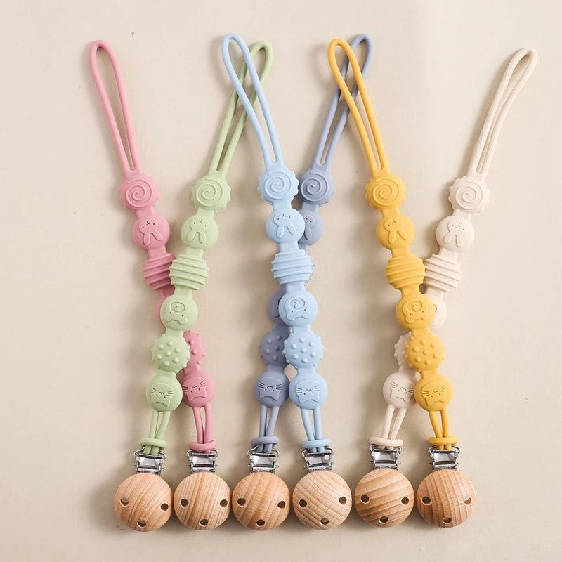 Baby Silicone Pacifier Clip