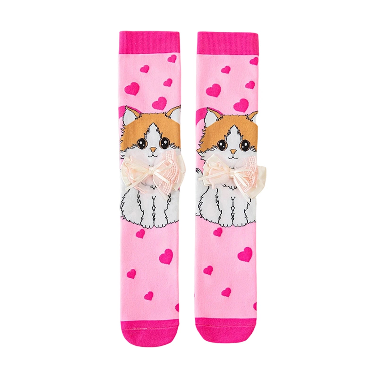 Cute Cartoon Animal Knee-High Socks for Kids