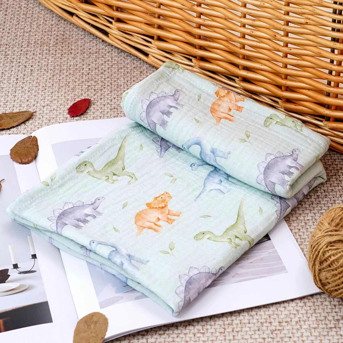 Soft Cotton Baby Swaddle Blanket Size 80x80cm