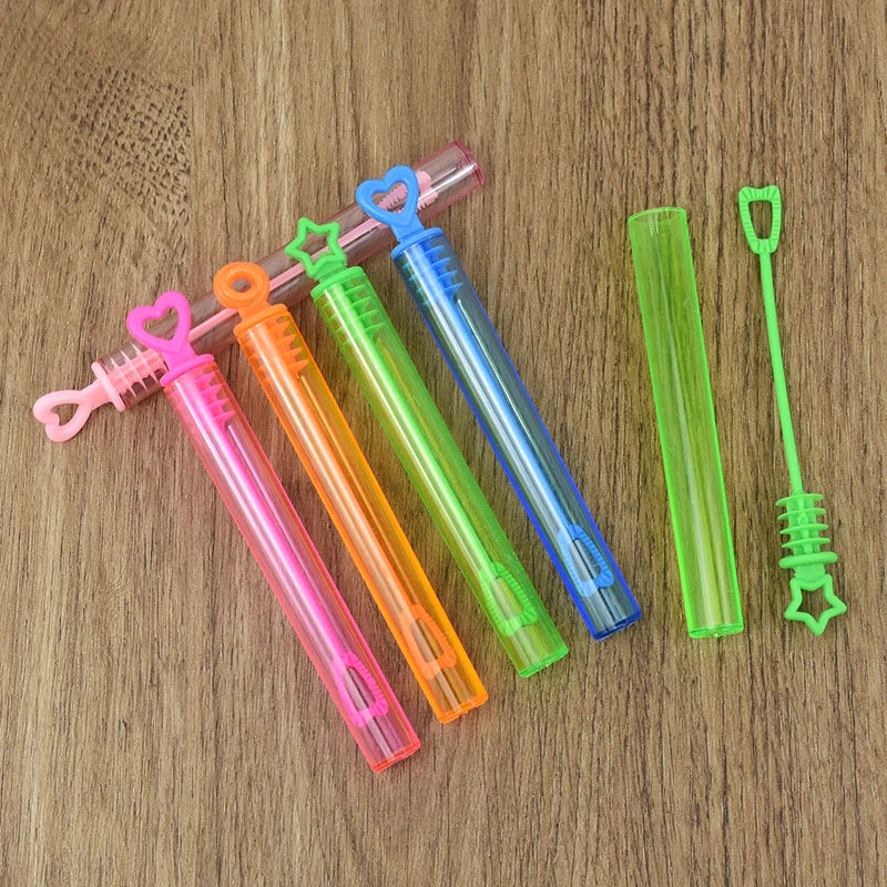 10–50pcs colorful heart bubble bottles – fun kids party favors and gifts.